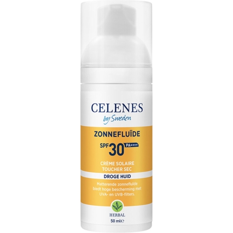 Celenes by Sweden Herbal Sun Dry Touch Fluïde SPF30+ Zonnecrème