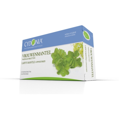 Cydonia Phytopharmaceuticals Vrouwenmantel Vaginale Zetpillen