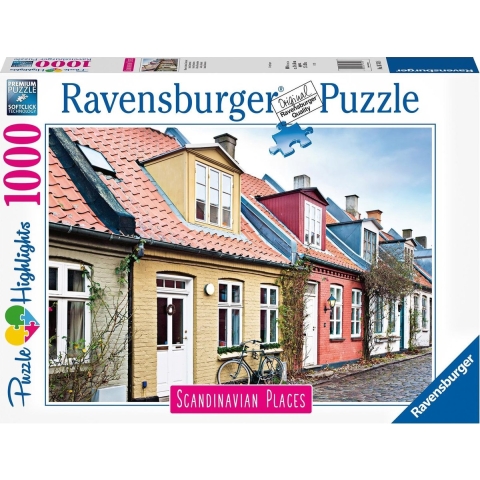 Ravensburger Puzzel - 1000 Bakstenen - Aarhus - Ravensburger - OneSize - Puzzel