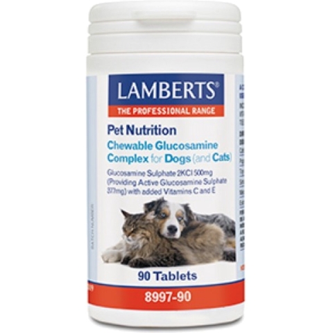 Lamberts Glucosamine Complex voor Honden en Katten Kauwtabletten