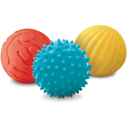 Ludi Sensorische ballen - 3-pack - Rood/Geel/Blauw - Ludi - OneSize - Ballen