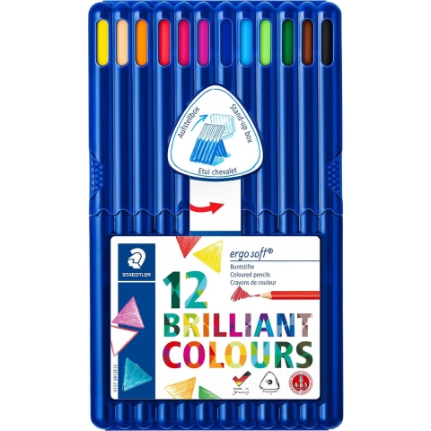 Staedtler Kleurpotloden - Ergo Soft - 12 stk - Staedtler - OneSize - Tekenset