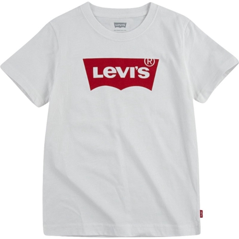 Levis T-Shirt - Vleermuisvleugel - Wit m. Logo - Levis - 5 jaar (110) - T-Shirt