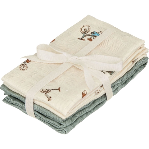 Cam Cam Washanden - 4-pack - Fietsen - Cam Cam - OneSize - Washandje
