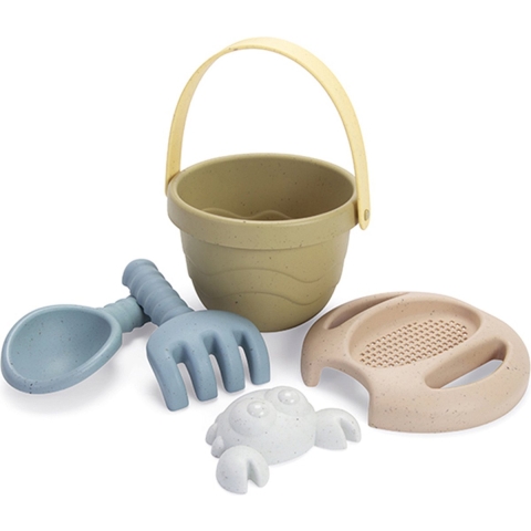 Tiny Stad Dantoy BIO Plastic Emmerset - 13 cm - 5 Onderdelen - Dantoy - OneSize - Zandspeelgoed