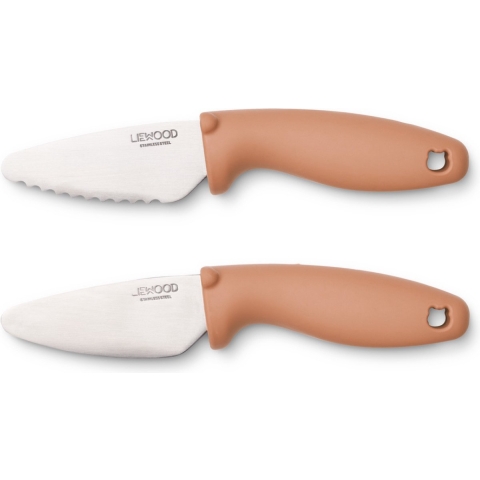 Liewood Snijmessenset - 2-pack - Perry - Toscane Rose - Liewood - OneSize - Kinderbestek