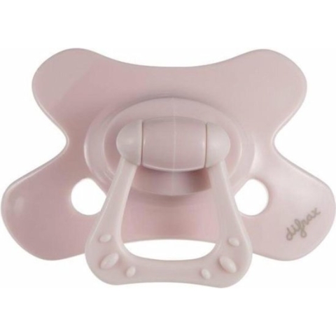 Difrax Fopspeen - Natural & Pure - 6+ Maanden - Pink