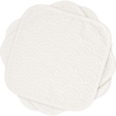 Cam Cam Washanden - 3-pack - Off-White - Cam Cam - OneSize - Washandje