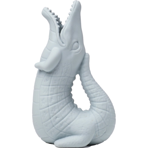 Scrunch Waterkan - 18.5x11 cm - Silicone - Krokodil - Eend Eg - Scrunch - OneSize - Waterkan