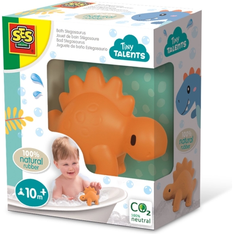 SES Creative Badspelltjes - Stegosaurus - Natuurlijk Rubber - SES Creative - OneSize - Badspelltjes