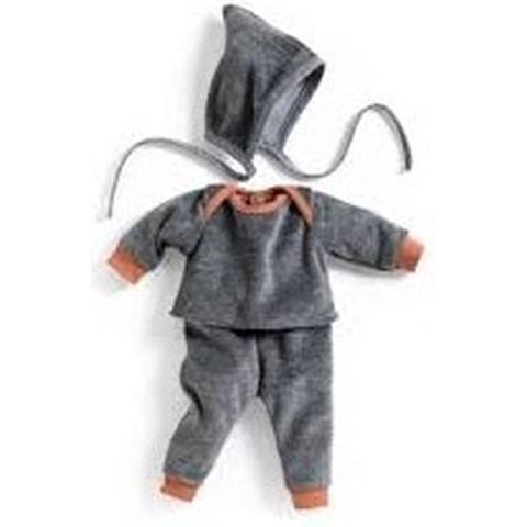 Djeco Poppenkleding - Pearl Grijs - Djeco - OneSize - Poppenkleding