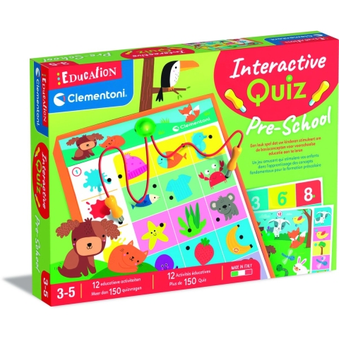 Clementoni Baby Interactive Quiz + Licht en Geluid