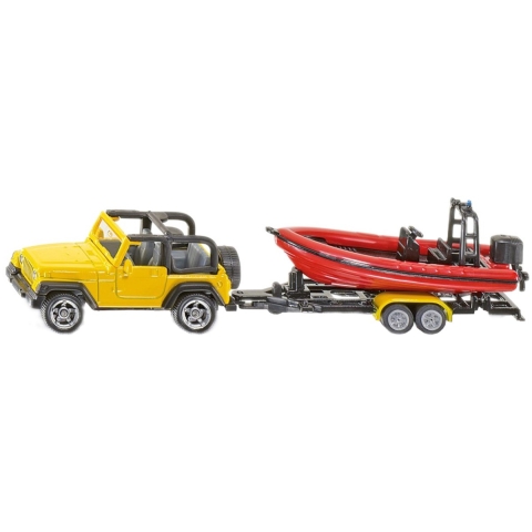 Siku 1658 Jeep met Boot