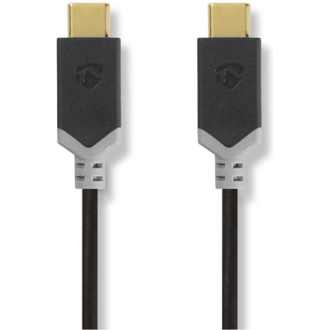 Nedis CCBW64700AT10 Usb 3.1-kabel (gen1) Type-c Male - Type-c Male 1,0 M Antraciet