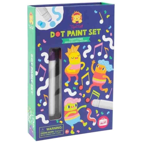 Tiger Tribe Tekenset - Dot Paint Set - Party Uur - Tiger Tribe - OneSize - Tekenset