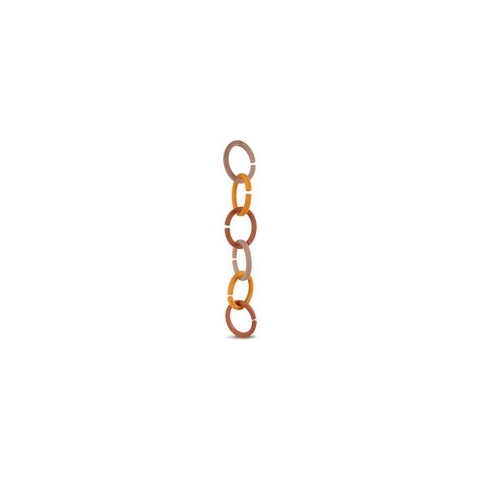 Filibabba Ophangringen - Silicone - 6-pack - Aarde - Filibabba - OneSize - Hangspeeltje