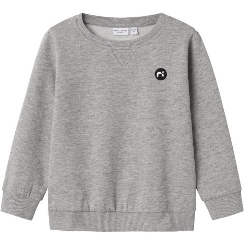 Name It Sweatshirt - Noos - NmmVimo - Grey Melange - Name It - 3 jaar (98) - Sweatshirt