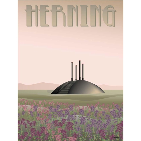 Vissevasse Poster - 50x70 - Herning - Elia - Vissevasse - OneSize - Poster