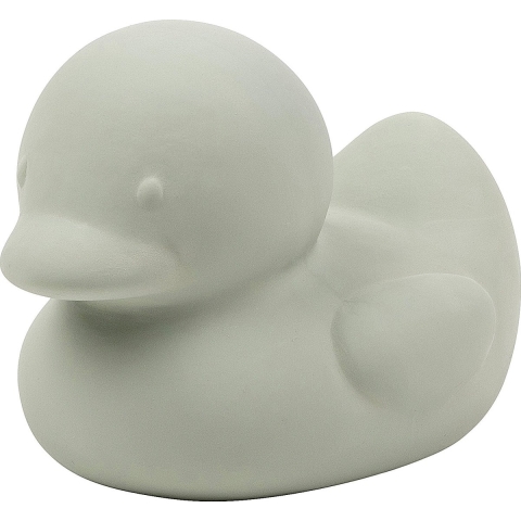 Nattou Badspeelgoed - Eend - Natuurlijk Rubber - Dusty Green - Nattou - OneSize - Badspeelgoed