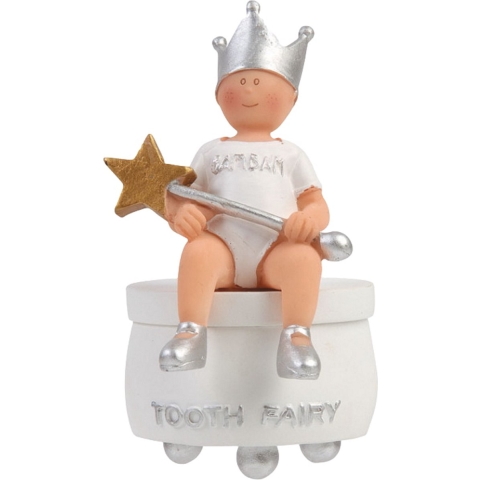 BAMBAM Potje voor melktanden - 9 cm - Wit - BAMBAM - OneSize - Toothbox