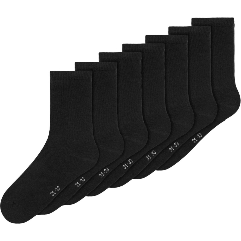 Name It Sokken - Noos - NknSock - 7-pack - Zwart - Name It - 34/36 - Sokken