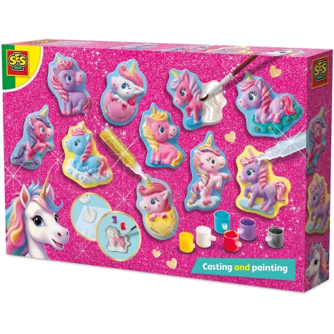 SES Creative Schimmel & Verf - Eenhoornbaby's - SES Creative - OneSize - Creatieve Speelset