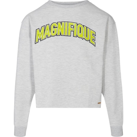 Cost:Bart Sweatshirt - Ella - Grijs Gevlekt - Cost:Bart - 14 jaar (164) - Sweatshirt