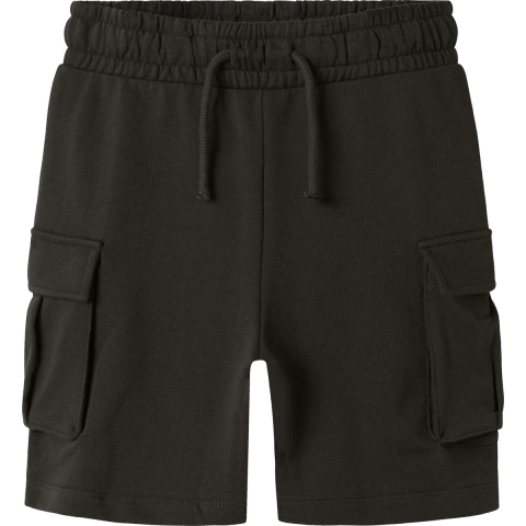 Name It Sweatshorts - Cargo - Noos - NkmOllie - Zwart - Name It - 6 jaar (116) - Shorts