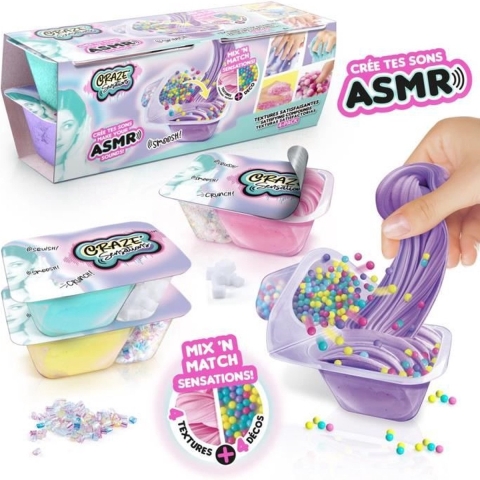 Crazy Sensations Set - ASMR - Bevredigende verbindingen - 4 st. - Crazy Sensations - OneSize - Slijm