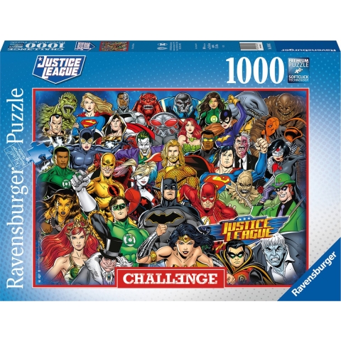 Ravensburger Puzzel - 1000 Bakstenen - Uitdaging DC Strips - Ravensburger - OneSize - Puzzel
