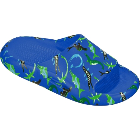 BECO Badslippers - Ocean Dinos - Blauw - BECO - 26/27 - Badslippers