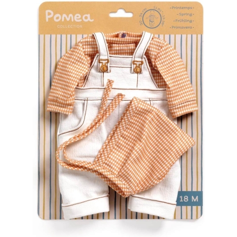 Djeco Poppenkleding - 30-34 cm - Kaneel - Djeco - OneSize - Poppenkleding