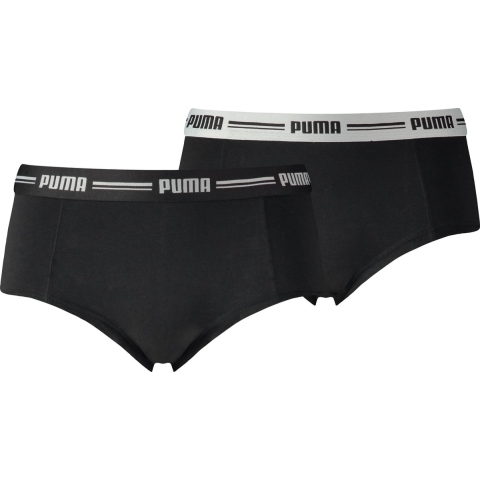 Puma Hipsters - 2-pack - Everyday - Dames - Zwart - Puma - XS - Xtra Small - Hipsters