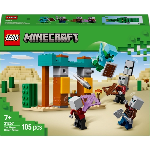 LEGO® Minecraft - De Illagers in de woestijn 21267 - 105 Onderde - LEGO® - OneSize - Blokken