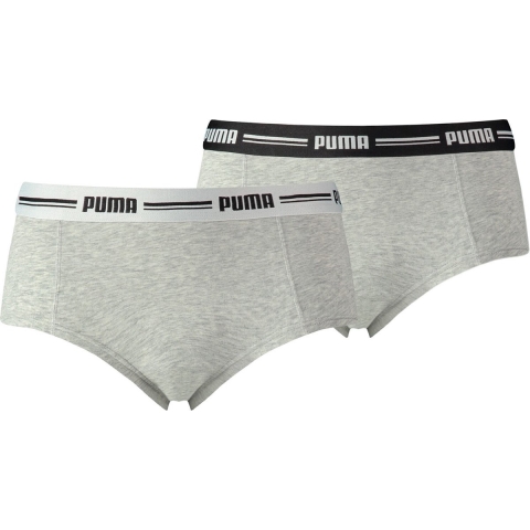 Puma Hipsters - 2-pack - Everyday - Dames - Grijs - Puma - M - Medium - Hipsters