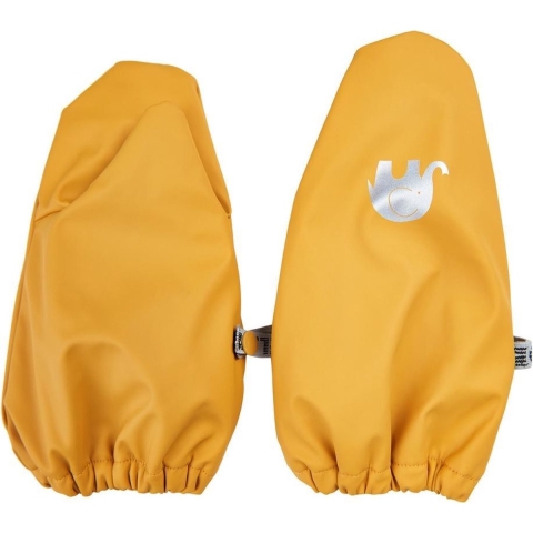 CeLaVi Wanten m. Fleece - PU - Geel - CeLaVi - 0-2 jaar (50-92) - Wanten