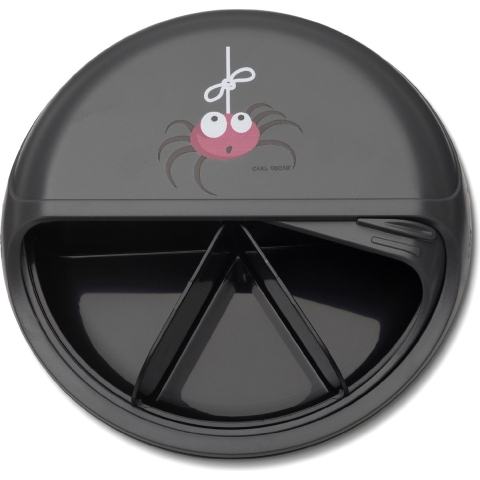 Carl Oscar Snackbox - 15 cm - Grey Spider - Carl Oscar - OneSize - Brooddoos