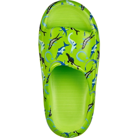 BECO Badslippers - Ocean Dinos - Groen - BECO - 24/25 - Badslippers