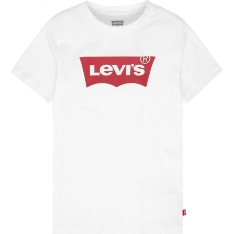 Levis T-Shirt - Vleermuisvleugel - Wit m. Logo - Levis - 10 jaar (140) - T-Shirt