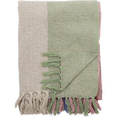Bloomingville Deken - Kitta - Naturel - Bloomingville - OneSize - Deken