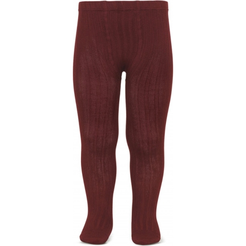 Condor Panty's - Rib - Bordeaux - Condor - 7-8 jaar (122-128) - Panty's