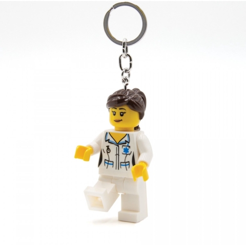 LEGO® Sleutelhanger m. Zaklamp - LEGO® Verpleegkundige - LEGO® - OneSize - Zaklampen
