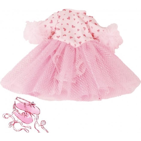 Götz Poppenkleding - Balletjurk - 42-46cm - Rabbit - Götz - OneSize - Poppenkleding