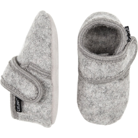 CeLaVi Pantoffels - Wol - Lichtgrijs Gevlekt - CeLaVi - 25/26 - Pantoffels