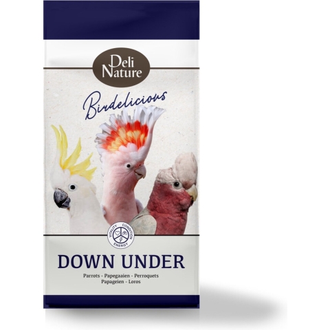 5x Deli Nature Birdelicious Papegaaien Down Under 750 gr