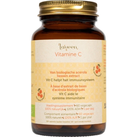 Gratis Verzending: Laveen Vitamine C Acerola Biologisch 60 capsules