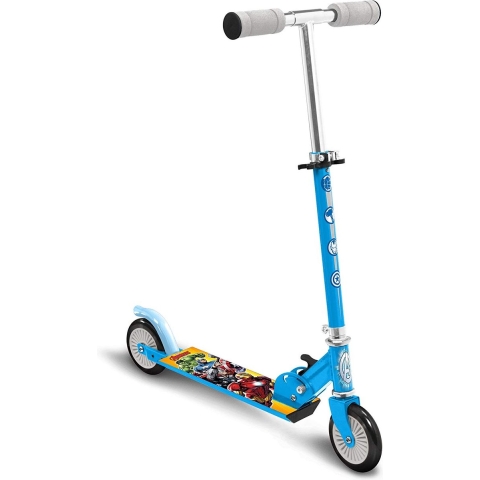 Marvel Avengers 2 wiel Kinderstep Opvouwbaar Voetrem Blauw