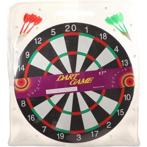 Dartbord met 6 darts 40cm