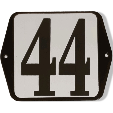 Huisnummer standaard nummer 44 - Warentuin mix