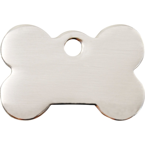 Bone roestvrijstalen dierenpenning small/klein 2,55 cm x 1,72 cm - Reddingo